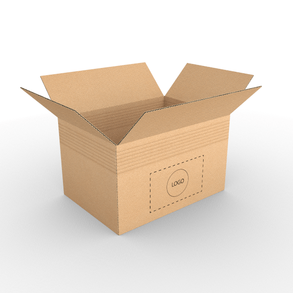 Double Wall Adjustable Cardboard Boxes with Crash Lock Base
