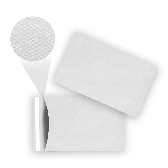 Busta a bolle di carta con chiusura adesiva Busta a bolle di carta con chiusura adesiva