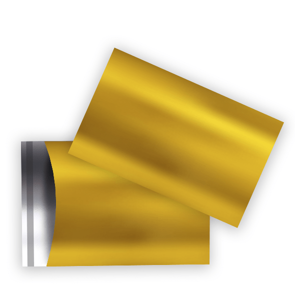 Enveloppe métallisée en polypropylène avec fermeture adhésive Enveloppe métallisée en polypropylène avec fermeture adhésive