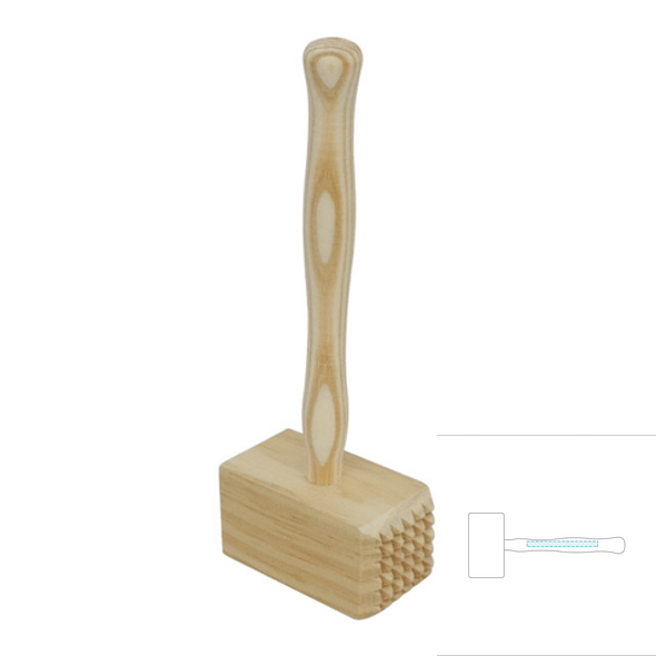 Fleischklopfer aus Holz Fleischklopfer aus Holz