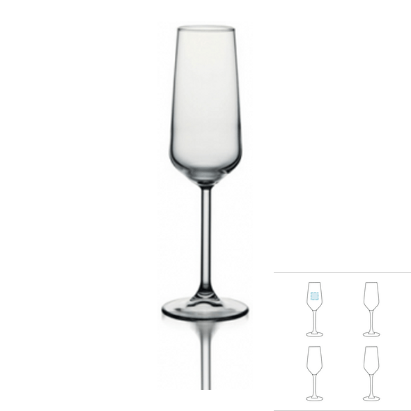 Flûte à champagne en verre - Allegra Flûte à champagne en verre - Allegra