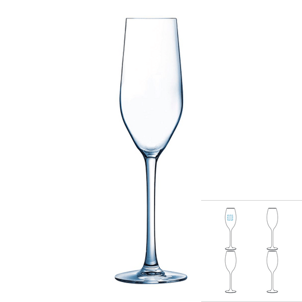 Flûte à champagne en verre - ARCOROC™ - Mineral Flûte à champagne en verre - ARCOROC™ - Mineral