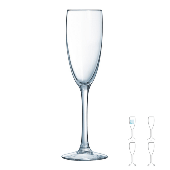 Flute da Champagne in vetro - ARCOROC™ - Vina
