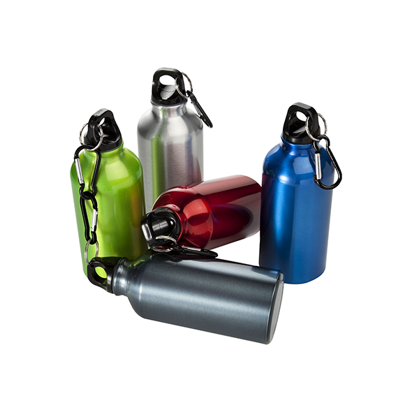 Bouteille d'eau plate, transparente, 380 ml, format A5, anti-fuite,  rectangulaire, pour sac à main, pour sport de plein air, gym, camping,  randonnée