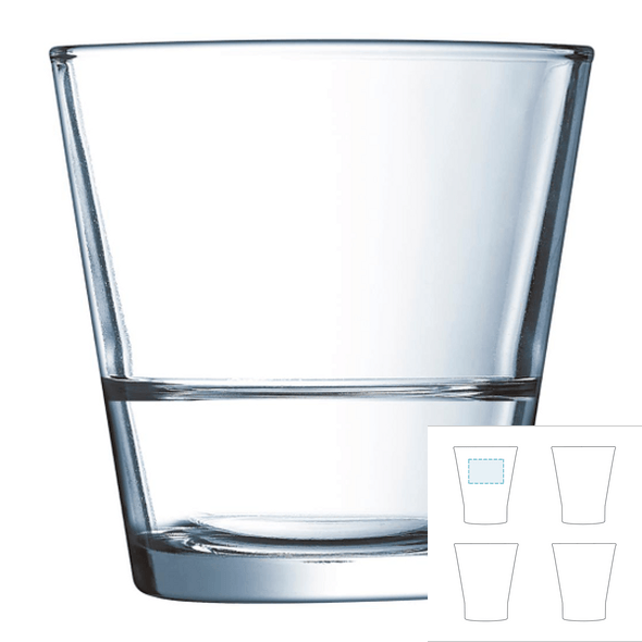 Gobelet bas en verre - ARCOROC™ - Stack Up Gobelet bas en verre - ARCOROC™ - Stack Up