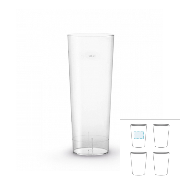 Gobelet en plastique réutilisable Gobelet en plastique réutilisable