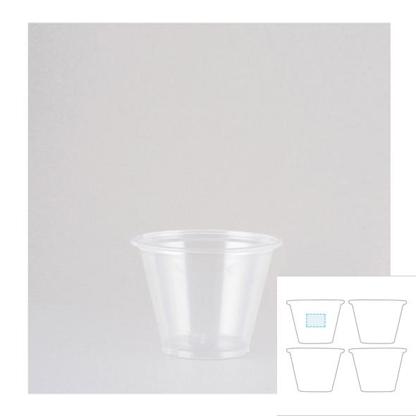 Gobelets jetables en plastique pour boissons froides (20 x 50 pcs)  Personnalisés