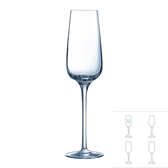 Flûte à champagne en verre - CHEF & SOMMELIER™ - Sublym Flûte à champagne en verre - CHEF & SOMMELIER™ - Sublym