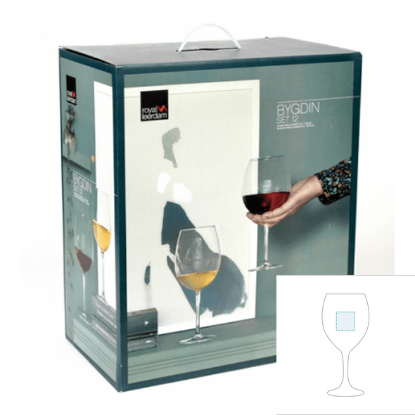 Juego de 12 copas para para vino de vidrio - LIBBEY™ - Bygdin