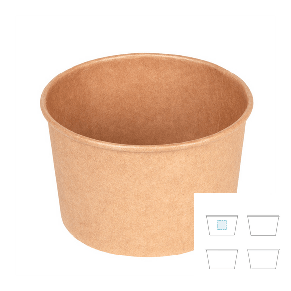 Kartonnen saladeschalen pakket (500 stuks) Kartonnen saladeschalen pakket (500 stuks)