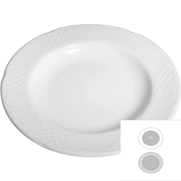 Keramisk suppetallerken - Augusta Keramisk suppetallerken - Augusta