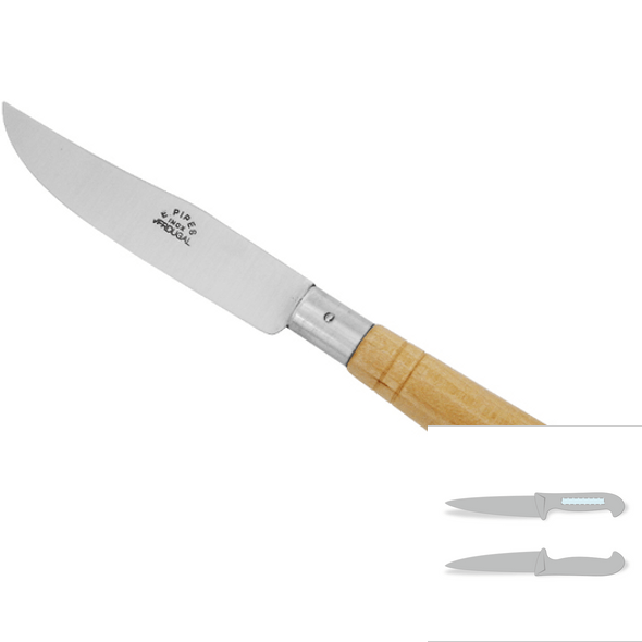 Kuchyňský nůž z nerezové oceli s dřevěnou rukojetí