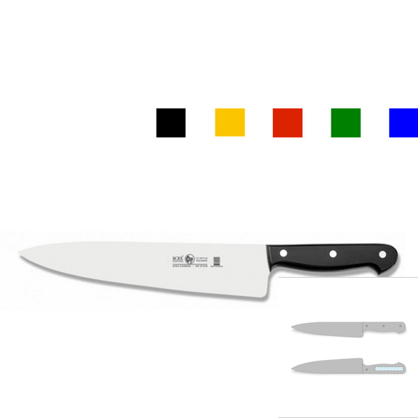 Kuchyňský nůž z nerezové oceli s plastovou rukojetí