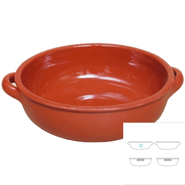 Lage keramische braadpan - Nº6 Lage keramische braadpan - Nº6