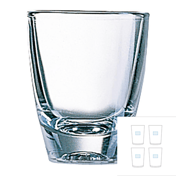Liköörilasi (shotti) lasissa - ARCOROC™ - Gin Liköörilasi (shotti) lasissa - ARCOROC™ - Gin