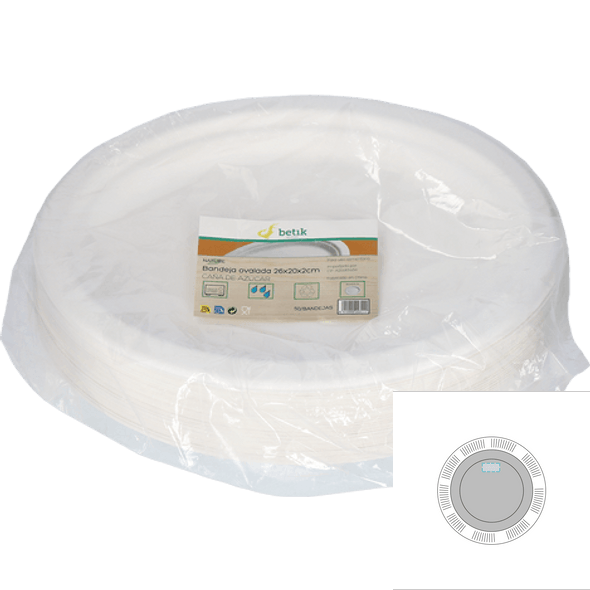 Lot de plats durs bio jetables Lot de plats durs bio jetables