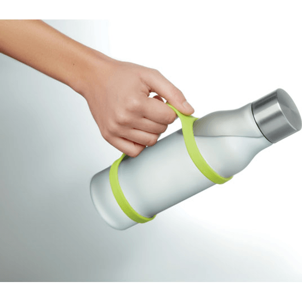 Soporte de banda de silicona para el transporte de botellas. LLEVAR Soporte de banda de silicona para el transporte de botellas. LLEVAR