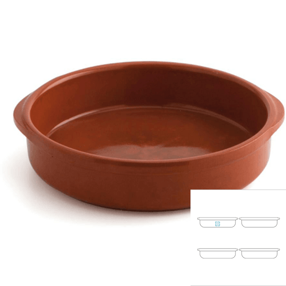 Misa okrągła z ceramicznymi uchwytami - Barro Profesional Misa okrągła z ceramicznymi uchwytami - Barro Profesional