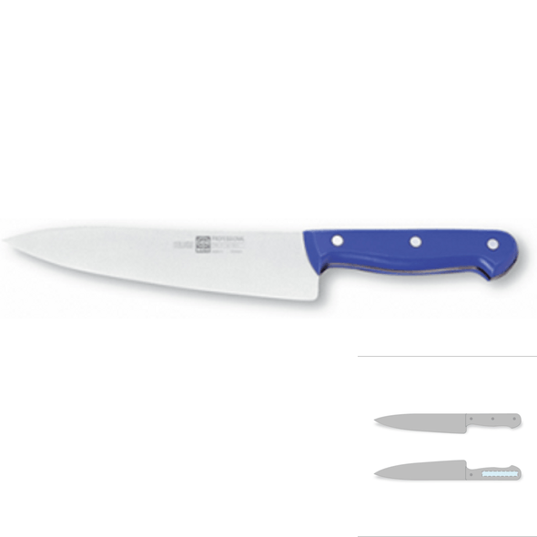 Nóż kuchenny ze stali nierdzewnej z plastikową rączką - Professional Colours