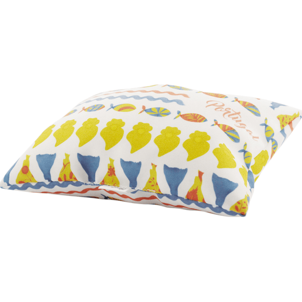 Polyestervevd pute med polstring Polyestervevd pute med polstring