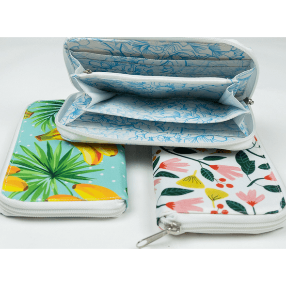 Damenbrieftasche aus Polyester Damenbrieftasche aus Polyester