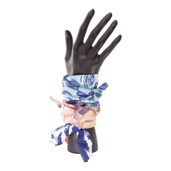 Polyester driehoeksjaal met katoenen touch Polyester driehoeksjaal met katoenen touch