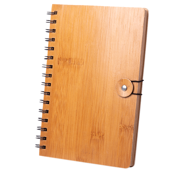 Notebook con copertina in bambù