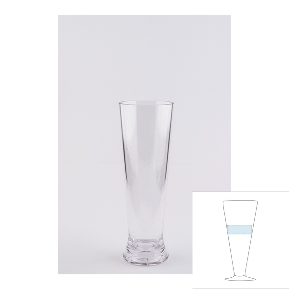 Onbreekbaar plastic bierglas Onbreekbaar plastic bierglas