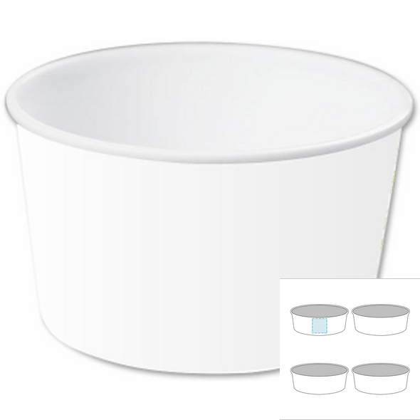 Pack de pots à glace en carton (1000 un) Pack de pots à glace en carton (1000 un)