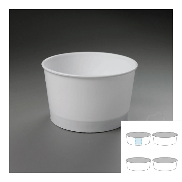 Paquete de vasos para helado de plástico (480 un) Paquete de vasos para helado de plástico (480 un)