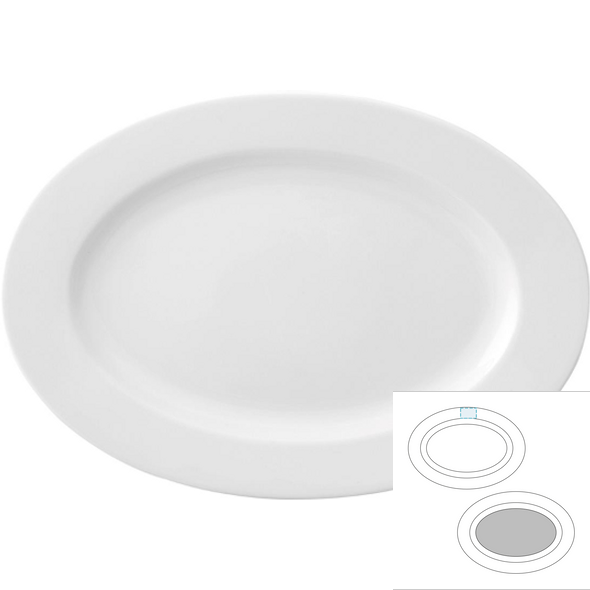 Piatto ovale in ceramica - Prime Piatto ovale in ceramica - Prime