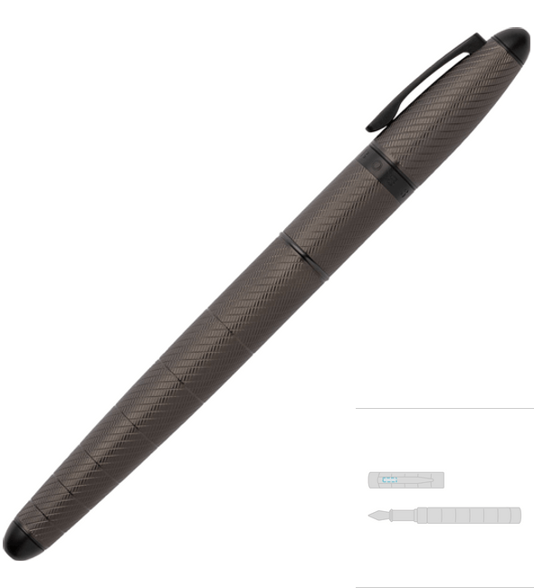 Oval Fountain Pen - Hugo Boss™ Oval Fountain Pen - Hugo Boss™