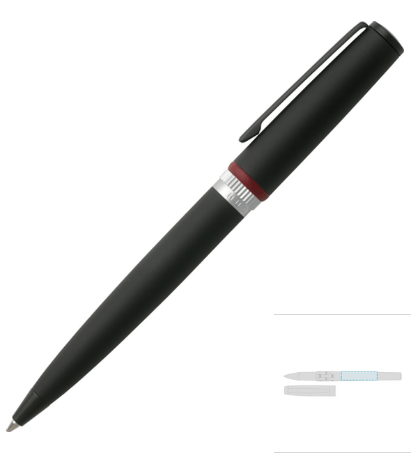 Bolígrafo Gear Negro - Hugo Boss™ Bolígrafo Gear Negro - Hugo Boss™