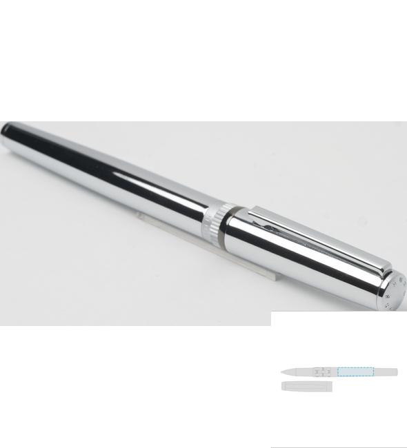 Rollerpen Gear Metal Donker Chroom Rollerpen Gear Metal Donker Chroom