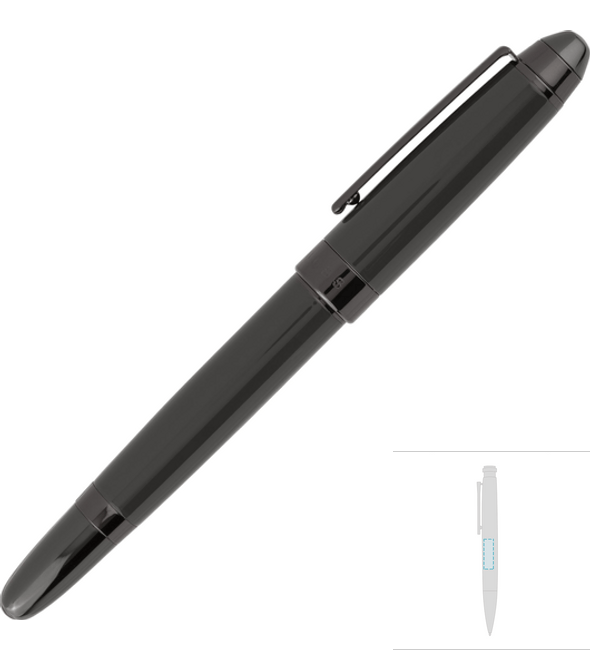 Stylo Roller Icon Gris - Hugo Boss™ Stylo Roller Icon Gris - Hugo Boss™