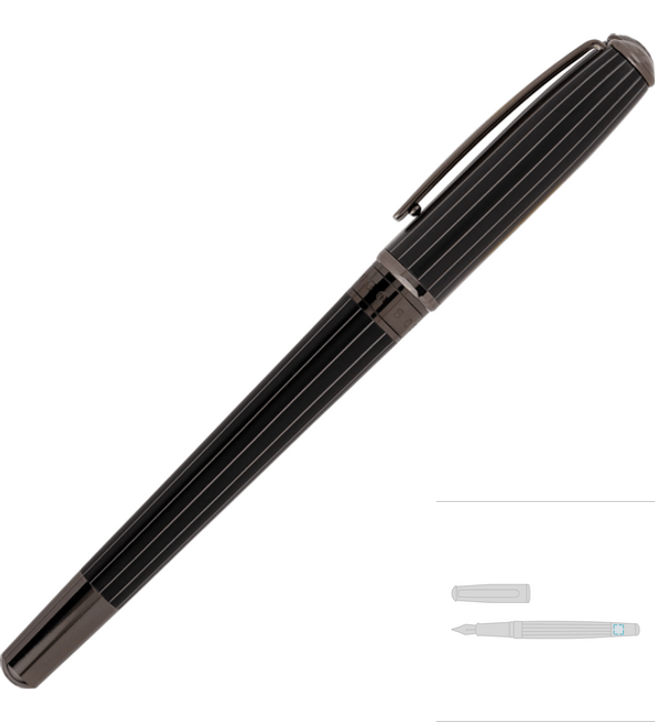 Onmisbare pen met krijtstreeppunt - Hugo Boss™ Onmisbare pen met krijtstreeppunt - Hugo Boss™