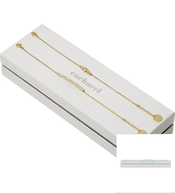 Victoire Gold Bracelet + Courbe Bracelet Set - Cacharel™ Victoire Gold Bracelet + Courbe Bracelet Set - Cacharel™