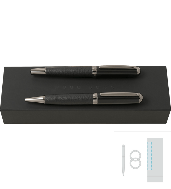 Advance Grained Set (stylo bille & roller) Advance Grained Set (stylo bille & roller)