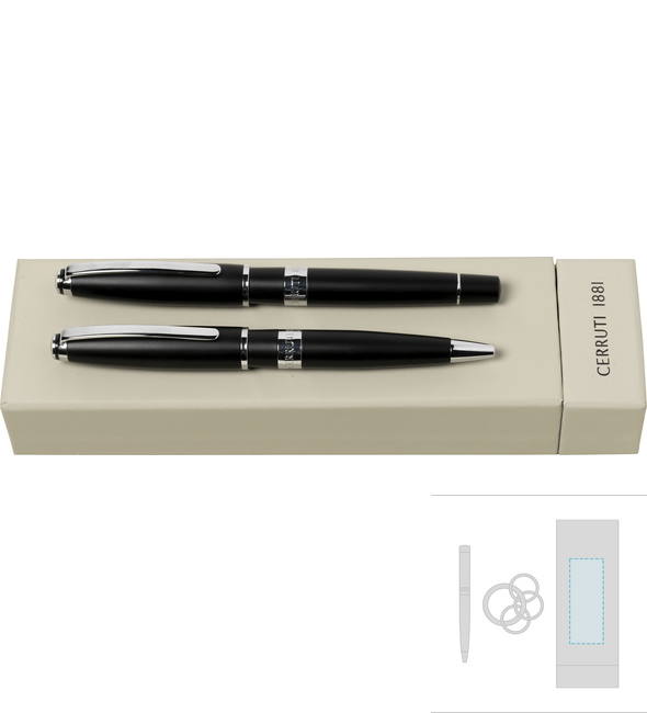 Parure Bicolore (stylo bille & roller) Parure Bicolore (stylo bille & roller)