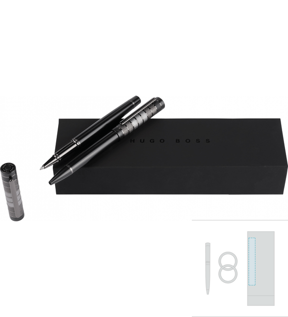 Set penna a sfera Grade + penna roller Grade - Hugo Boss™ Set penna a sfera Grade + penna roller Grade - Hugo Boss™