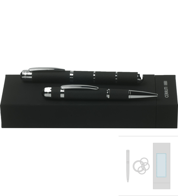 Parure Milton (stylo bille & roller) Parure Milton (stylo bille & roller)