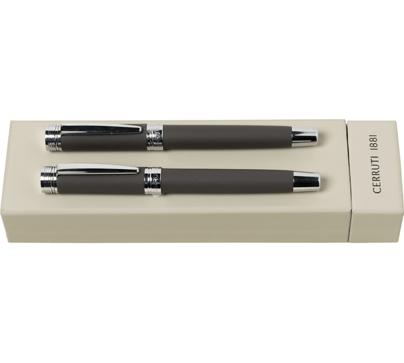 Zoom Soft Taupe Nib Pen Rollerball Zoom Soft Taupe Pen Set