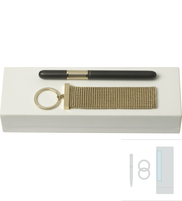 Juego de Llavero & Bolígrafo Rollerball Mailon - Nina Ricci™ Juego de Llavero & Bolígrafo Rollerball Mailon - Nina Ricci™