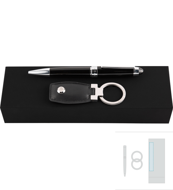 Set de Llavero Ejecutivo & Bolígrafo Icon - Hugo Boss™ Set de Llavero Ejecutivo & Bolígrafo Icon - Hugo Boss™