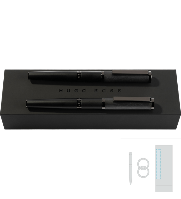 Formation Glare Set Fountain Pen + Rollerball Formation Gleam Pen - Hugo Boss™