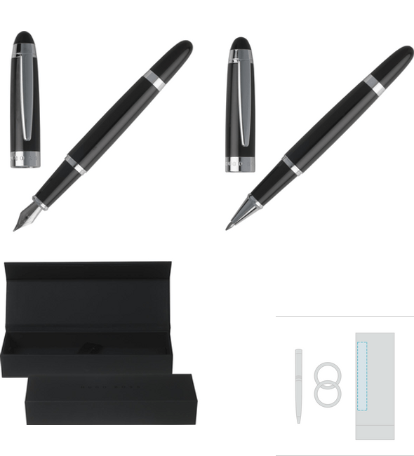 Icon Set Nib Pen + Icon Rollerball Pen - Hugo Boss™ Icon Set Nib Pen + Icon Rollerball Pen - Hugo Boss™