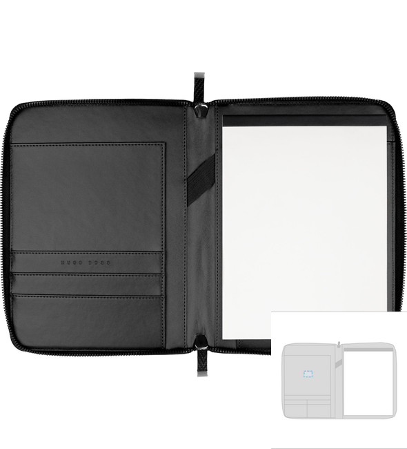 Herringbone Conference Folder - Hugo Boss™ Herringbone Conference Folder - Hugo Boss™