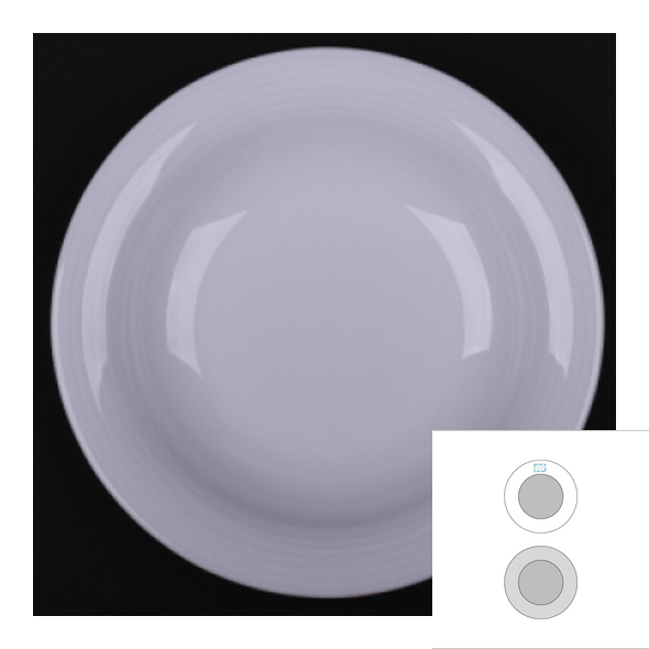 Plat à soupe rond en céramique - Duo Plat à soupe rond en céramique - Duo