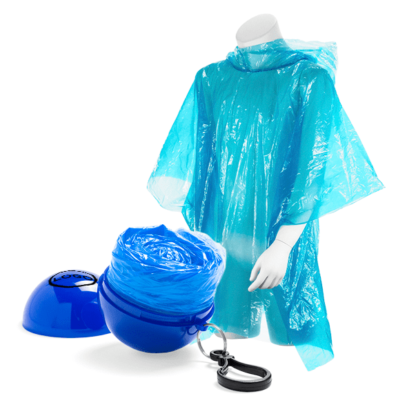 Porte-clés avec poncho de pluie Porte-clés avec poncho de pluie