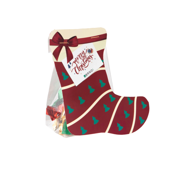 Calza di Natale con caramelle Calza di Natale con caramelle